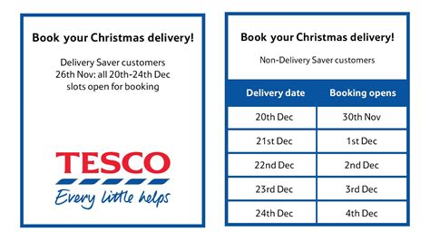 tesco delivery slots